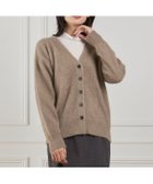 【イネド/INED】のチャイニーズラクーンVネックカーディガン 人気、トレンドファッション・服の通販 founy(ファニー) ファッション Fashion レディースファッション Fashion for Women トップス・カットソー Cut & Sew Tops カーディガン・羽織り Layered Style Cardigans Vネックトップス V-Neck Tops / V-Cut Neckline Shirts カーディガン Cardigan, Knitwear シンプル Simple, Minimal スマート Smart, Elegant thumbnail ベージュ|ID: prp329100004836092 ipo3291000000035226498