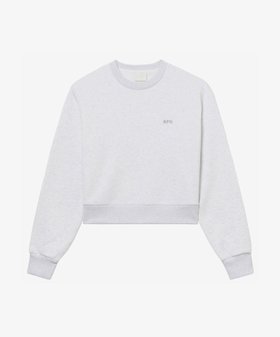 【アーペーセー/A.P.C.】の406 ロゴパッチ付スウェットシャツ 人気、トレンドファッション・服の通販 founy(ファニー) ファッション Fashion レディースファッション Fashion for Women トップス・カットソー Cut & Sew Tops シャツ・ブラウス・オフィスカジュアル Elegant Blouses & Button-Ups レディースパーカー・カジュアルフーディー Casual Hoodies & Sweatshirts スウェット・クルーネックトップス Sweatshirts & Crewnecks / Relaxed Fit Sweat Tops ショート Short, Short Length ストレート Straight, Straight Cut パッチ Patch, Appliqué |ID:prp329100004836108