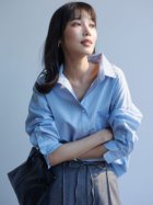 【アニュアンス/anuans】のスタンダードシャツ 人気、トレンドファッション・服の通販 founy(ファニー) ファッション Fashion レディースファッション Fashion for Women トップス・カットソー Cut & Sew Tops シャツ・ブラウス・オフィスカジュアル Elegant Blouses & Button-Ups カフス Cuff Design スタンダード Standard, Basic ストライプ Stripe, Striped Pattern プレミアム Premium, High-End ベーシック Basic, Essential 再入荷 Restock / Back in Stock 定番 Standard, Basic Item thumbnail STRIPE|ID: prp329100004836112 ipo3291000000035226694