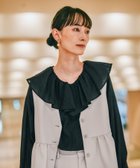 【レプシィム ローリーズファーム/LEPSIM LOWRYS FARM】の【入卒式/セレモニー】 フリルカラージャガードブラウス 人気、トレンドファッション・服の通販 founy(ファニー) ファッション Fashion レディースファッション Fashion for Women トップス・カットソー Cut & Sew Tops シャツ・ブラウス・オフィスカジュアル Elegant Blouses & Button-Ups おすすめ Recommended / Our Picks オケージョン Occasion Wear サロペット Overalls, Salopette セレモニー Ceremony フォーマル Formal, Dressy フリル Frill, Ruffle 入学式 Entrance Ceremony 卒業式 Graduation Ceremony 結婚式 Wedding thumbnail ブラック09|ID: prp329100004836122 ipo3291000000035226808