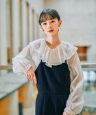 【レプシィム ローリーズファーム/LEPSIM LOWRYS FARM】の【入卒式/セレモニー】 フリルカラージャガードブラウス 人気、トレンドファッション・服の通販 founy(ファニー) ファッション Fashion レディースファッション Fashion for Women トップス・カットソー Cut & Sew Tops シャツ・ブラウス・オフィスカジュアル Elegant Blouses & Button-Ups おすすめ Recommended / Our Picks オケージョン Occasion Wear サロペット Overalls, Salopette セレモニー Ceremony フォーマル Formal, Dressy フリル Frill, Ruffle 入学式 Entrance Ceremony 卒業式 Graduation Ceremony 結婚式 Wedding thumbnail オフホワイト05|ID: prp329100004836122 ipo3291000000035226809