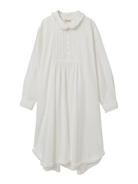 【ピンクハウス/PINK HOUSE】のムラ糸デニムシャツワンピース 人気、トレンドファッション・服の通販 founy(ファニー) ファッション Fashion レディースファッション Fashion for Women ワンピース Dresses シャツワンピース / 1枚で着映えコーデ Shirt Dresses デニム Denim, Jeans Material フリル Frill, Ruffle フリンジ Fringe, Tassel フロント Front, Front Design 春 Spring |ID:prp329100004836128