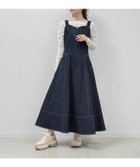 【ランダ/RANDA】のデニムフレアワンピース 人気、トレンドファッション・服の通販 founy(ファニー) ファッション Fashion レディースファッション Fashion for Women ワンピース Dresses カーディガン Cardigan, Knitwear シャーリング Shirring, Ruched シルバー Silver, Metallic Silver デニム Denim, Jeans Material フィット Fit, Slim Fit フェミニン Feminine, Girly フロント Front, Front Design ポケット Pocket, Pocket Detail おすすめ Recommended / Our Picks エレガント 上品 Elegant thumbnail INDIGO|ID: prp329100004836133 ipo3291000000035226904