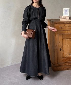 【ゼヴォン/Thevon】のパフスリーブデニムマーメイドワンピース 人気、トレンドファッション・服の通販 founy(ファニー) ファッション Fashion レディースファッション Fashion for Women ワンピース Dresses エレガント 上品 Elegant キャップ Cap, Baseball Cap ストラップサンダル Strappy Sandals, Strap Sandals スニーカー Sneakers, Trainers スリーブ Sleeve, Long Sleeve / Short Sleeve ダウン Down, Puffer デニム Denim, Jeans Material トレンド Trend, Trending Now フェミニン Feminine, Girly マーメイド Mermaid, Fishtail Silhouette 再入荷 Restock / Back in Stock おすすめ Recommended / Our Picks 2026年 2026 |ID:prp329100004836134