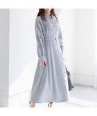 【アンデミュウ/Andemiu】のソデレースキリカエワンピース 人気、トレンドファッション・服の通販 founy(ファニー) ファッション Fashion レディースファッション Fashion for Women ワンピース Dresses フィット Fit, Slim Fit フレア Flare, Flared レース Lace, Lace Fabric thumbnail ブルーグレー|ID: prp329100004836161 ipo3291000000035227035