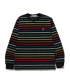 【ア ベイシング エイプ/A BATHING APE】のGRADIENT RAINBOW STRIPE ONE POINT REGULAR FIT LS TEE 人気、トレンドファッション・服の通販 founy(ファニー) ファッション Fashion レディースファッション Fashion for Women インナー Innerwear スリーブ Sleeve, Long Sleeve / Short Sleeve ボーダー Border, Stripe ロング Long, Long-Length ワンポイント One Point, Statement Accent thumbnail MULTI|ID: prp329100004836173 ipo3291000000035227104