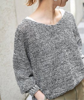 【スピック&スパン/Spick & Span】の《WEB限定カラー有り / 追加 》ペーパーヤーン2WAYルーズプルオーバー 人気、トレンドファッション・服の通販 founy(ファニー) ファッション Fashion レディースファッション Fashion for Women トップス・カットソー Cut & Sew Tops カジュアルプルオーバー・ニットトップス Pullovers & Knit Tops / Casual Pullovers |ID:prp329100004836204