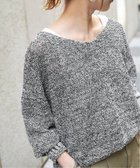 【スピック&スパン/Spick & Span】の《WEB限定カラー有り / 追加 》ペーパーヤーン2WAYルーズプルオーバー 人気、トレンドファッション・服の通販 founy(ファニー) ファッション Fashion レディースファッション Fashion for Women トップス・カットソー Cut & Sew Tops カジュアルプルオーバー・ニットトップス Pullovers & Knit Tops / Casual Pullovers thumbnail ブラックベース|ID: prp329100004836204 ipo3291000000035227329