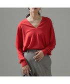 【サロン アダム エ ロペ/SALON adam et rope'】のウォッシャブルウールVネックプルオーバー 人気、トレンドファッション・服の通販 founy(ファニー) ファッション Fashion レディースファッション Fashion for Women トップス・カットソー Cut & Sew Tops カジュアルプルオーバー・ニットトップス Pullovers & Knit Tops / Casual Pullovers Vネックトップス V-Neck Tops / V-Cut Neckline Shirts インナー Innerwear シンプル Simple, Minimal ジャケット Jacket, Outerwear タンク Tank Top, Sleeveless Top チャーム Charm, Pendant トレンド Trend, Trending Now 定番 Standard, Basic Item プレート Plate, Dish ベーシック Basic, Essential ポケット Pocket, Pocket Detail エレガント 上品 Elegant ビジネス 仕事 通勤 Business / Work / Commuting thumbnail レッド(60)|ID: prp329100004836224 ipo3291000000035227533
