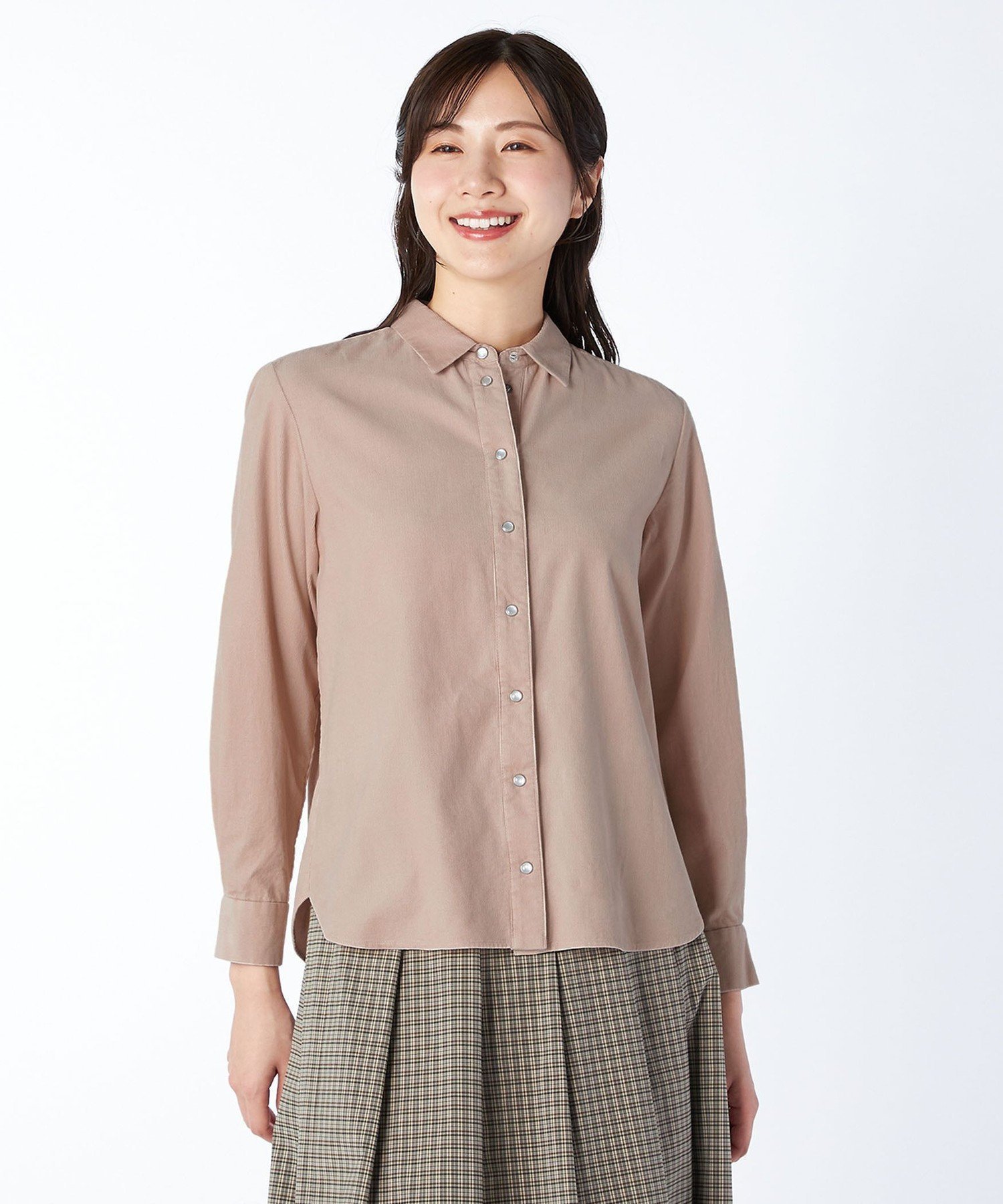 【キース/KEITH】のシャツコールブラウス 人気、トレンドファッション・服の通販 founy(ファニー) 　ファッション　Fashion　レディースファッション　Fashion for Women　トップス・カットソー　Cut & Sew Tops　シャツ・ブラウス・オフィスカジュアル　Elegant Blouses & Button-Ups　コーデュロイ　Corduroy, Cord Fabric　シンプル　Simple, Minimal　A/W・秋冬　Autumn/Winter　長袖　Long Sleeve, Full Sleeve　 other-1|ID: prp329100004836227 ipo3291000000035227544