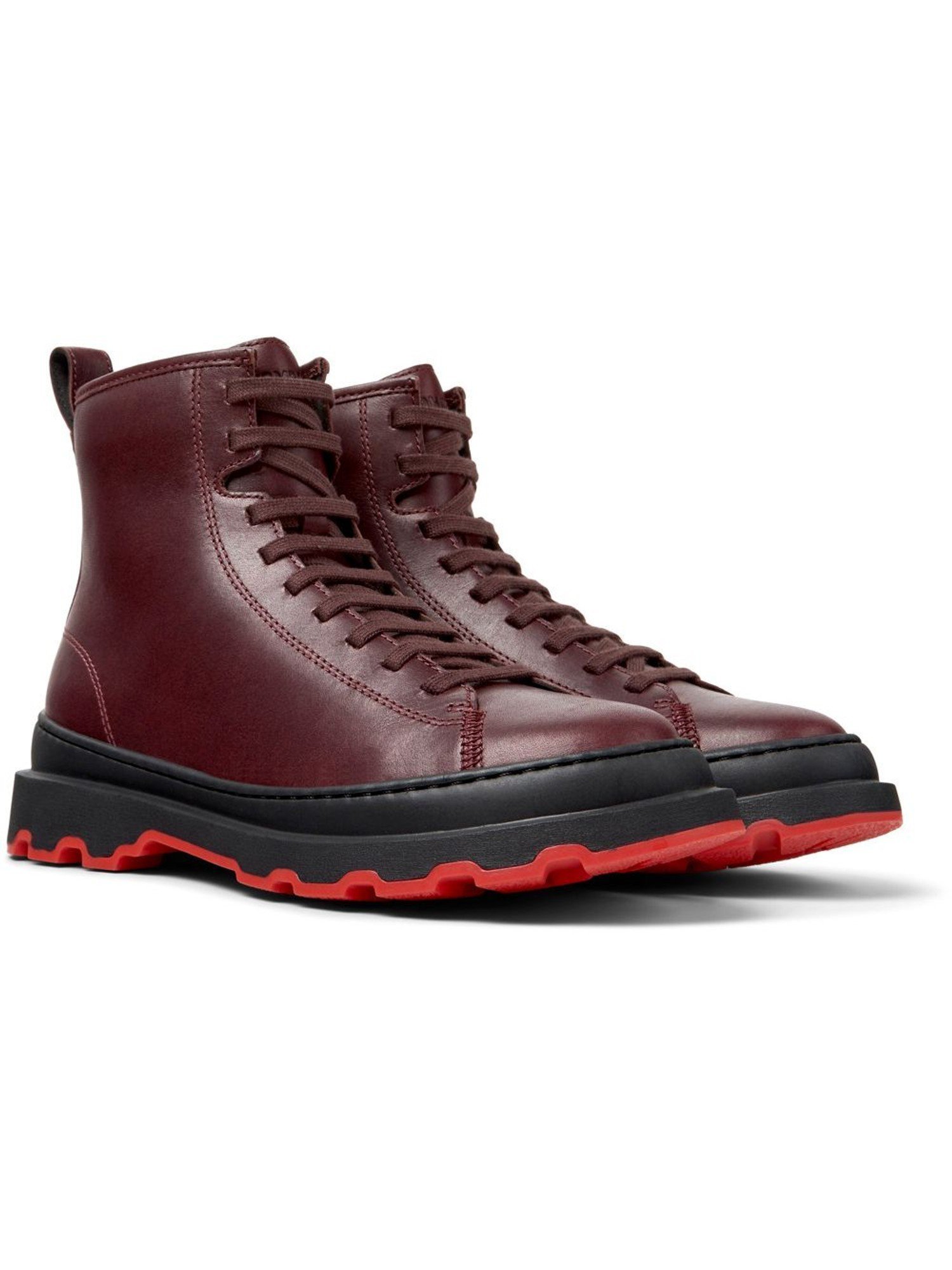 【カンペール/CAMPER】のカンペール BRUTUS+ / アンクルブーツ インテリア・キッズ・メンズ・レディースファッション・服の通販 founy(ファニー) 　ファッション　Fashion　レディースファッション　Fashion for Women　アンクル　Ankle-Length Design　インソール　Shoe Insole　クッション　Cushion, Throw Pillow　軽量　Lightweight, Ultra Light　パフォーマンス　Performance, Active Function　2025年　2025　2025-2026秋冬・A/W　Autumn/Winter 2025–26 AW25–26　ワインレッド|ID: prp329100004836263 ipo3291000000035227937