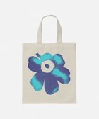 【マリメッコ/marimekko】のVankka Akvarelli Unikko Placement トートバッグ 人気、トレンドファッション・服の通販 founy(ファニー) ファッション Fashion レディースファッション Fashion for Women バッグ Bags スタイリッシュ Stylish, Fashionable フィット Fit, Slim Fit フラワー Flower, Floral モチーフ Motif, Design Theme リネン Linen, Linen Fabric thumbnail ターコイズ×パープル|ID: prp329100004836271 ipo3291000000035227977