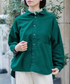【ドミンゴ/DOMINGO】のコットンフランネル ラウンドカラーシャツ 人気、トレンドファッション・服の通販 founy(ファニー) ファッション Fashion レディースファッション Fashion for Women トップス・カットソー Cut & Sew Tops シャツ・ブラウス・オフィスカジュアル Elegant Blouses & Button-Ups ショルダー Shoulder, Shoulder Strap トレンド Trend, Trending Now ドロップ Drop Shoulder, Dropped Style ベーシック Basic, Essential ポケット Pocket, Pocket Detail ラウンド Round, Round Neck ワイド Wide, Wide Fit 冬 Winter / This Winter A/W・秋冬 Autumn/Winter おすすめ Recommended / Our Picks thumbnail グリーン|ID: prp329100004836274 ipo3291000000035227990