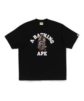 【ア ベイシング エイプ/A BATHING APE】の1ST CAMO SHARK SEIJIN COLLEGE RELAXED FIT TEE 人気、トレンドファッション・服の通販 founy(ファニー) ファッション Fashion レディースファッション Fashion for Women ショート Short, Short Length スリーブ Sleeve, Long Sleeve / Short Sleeve フロント Front, Front Design プリント Print, Printed Pattern ラバー Rubber, Rubber Sole |ID:prp329100004836281