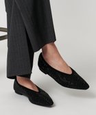 【ユナイテッドアローズ/UNITED ARROWS】のラインストーン フラットシューズ 人気、トレンドファッション・服の通販 founy(ファニー) ファッション Fashion レディースファッション Fashion for Women ガラス Glass, Glassware シューズ Shoes, Footwear ストーン Stone, Gem-Like デニム Denim, Jeans Material フラット Flat, Flat Shoes ボトム Bottoms, Lower Wear エレガント 上品 Elegant thumbnail BLACK|ID: prp329100004836294 ipo3291000000035228139