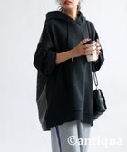 【アンティカ/antiqua】のantiqua アンティカ ドッキング パーカー レディース 長袖 ZA-00198 人気、トレンドファッション・服の通販 founy(ファニー) ファッション Fashion レディースファッション Fashion for Women トップス・カットソー Cut & Sew Tops レディースパーカー・カジュアルフーディー Casual Hoodies & Sweatshirts デニム Denim, Jeans Material ドッキング Docking, Mixed Material パーカー Hoodie, Parka 今季 This Season, Current Season 切替 Switching, Contrast Panel 長袖 Long Sleeve, Full Sleeve thumbnail 05 ブラック|ID: prp329100004836320 ipo3291000000035228310