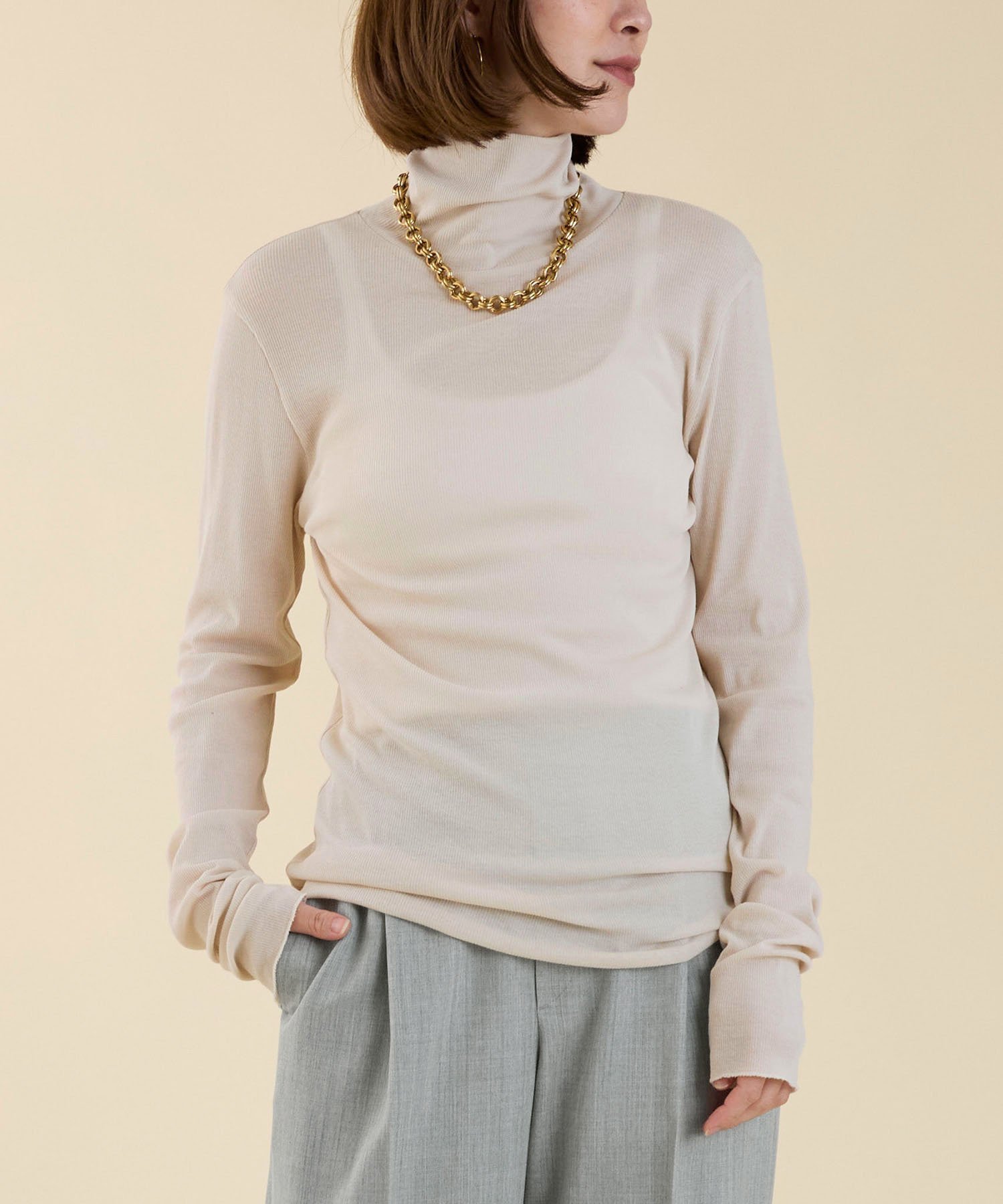 【マイカ ディール/MICA & DEAL】の【marmors】powder dry tereko turtle neck pullover 人気、トレンドファッション・服の通販 founy(ファニー) 　ファッション　Fashion　レディースファッション　Fashion for Women　トップス・カットソー　Cut & Sew Tops　カジュアルプルオーバー・ニットトップス　Pullovers & Knit Tops / Casual Pullovers　アクセサリー　Fashion Accessories　秋　Autumn　シンプル　Simple, Minimal　スーピマ　Supima, Premium Cotton　タートルネック　Turtleneck, High Neck　テレコ　Ribbed, Rib Stitch　定番　Standard, Basic Item　フィット　Fit, Slim Fit　A/W・秋冬　Autumn/Winter　エレガント 上品　Elegant　 other-1|ID: prp329100004836330 ipo3291000000035228400