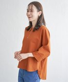 【イッカ/ikka】の【雑誌InRed5月号掲載】梨地ジョーゼットドルマンプルオーバー【親子コーデ】 オレンジ|ID: prp329100004836357 ipo3291000000035228540