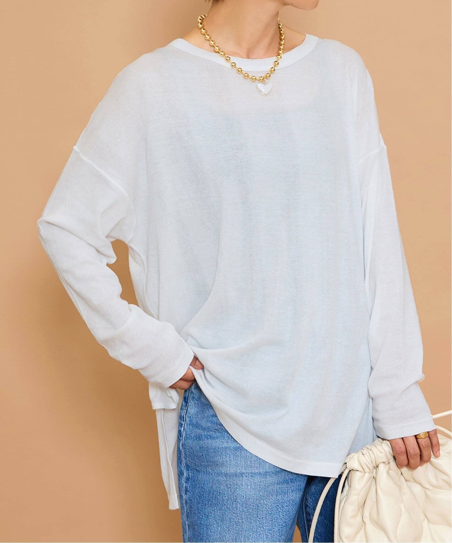 【ジャーナルスタンダード レリューム/JOURNAL STANDARD relume】の《追加3》別注【MILLER/ミラー】 Light Prib L/S カットソー 人気、トレンドファッション・服の通販 founy(ファニー) 　ファッション　Fashion　レディースファッション　Fashion for Women　トップス・カットソー　Cut & Sew Tops　カットソー・ベーシックTシャツ　Cut-and-Sewn Tops / Stretch Tees & Basics　インナー　Innerwear　カットソー　Cut and Sewn Top　シンプル　Simple, Minimal　スリット　Slit, Slit Detail　人気　Popular, Best Seller　ボーダー　Border, Stripe　別注　Limited Edition, Custom Order　おすすめ　Recommended / Our Picks　夏　Summer　2025年　2025　2025-2026秋冬・A/W　Autumn/Winter 2025–26 AW25–26　 other-1|ID: prp329100004836364 ipo3291000000035228621