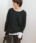 【ジャーナルスタンダード レリューム/JOURNAL STANDARD relume】の《追加3》別注【MILLER/ミラー】 Light Prib L/S カットソー 人気、トレンドファッション・服の通販 founy(ファニー) ファッション Fashion レディースファッション Fashion for Women トップス・カットソー Cut & Sew Tops カットソー・ベーシックTシャツ Cut-and-Sewn Tops / Stretch Tees & Basics インナー Innerwear カットソー Cut and Sewn Top シンプル Simple, Minimal スリット Slit, Slit Detail 人気 Popular, Best Seller ボーダー Border, Stripe 別注 Limited Edition, Custom Order おすすめ Recommended / Our Picks 夏 Summer 2025年 2025 2025-2026秋冬・A/W Autumn/Winter 2025–26 AW25–26 thumbnail ブラック|ID: prp329100004836364 ipo3291000000035228623