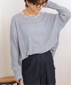 【ジャーナルスタンダード レリューム/JOURNAL STANDARD relume】の《追加3》別注【MILLER/ミラー】 Light Prib L/S カットソー 人気、トレンドファッション・服の通販 founy(ファニー) ファッション Fashion レディースファッション Fashion for Women トップス・カットソー Cut & Sew Tops カットソー・ベーシックTシャツ Cut-and-Sewn Tops / Stretch Tees & Basics インナー Innerwear カットソー Cut and Sewn Top シンプル Simple, Minimal スリット Slit, Slit Detail 人気 Popular, Best Seller ボーダー Border, Stripe 別注 Limited Edition, Custom Order おすすめ Recommended / Our Picks 夏 Summer 2025年 2025 2025-2026秋冬・A/W Autumn/Winter 2025–26 AW25–26 thumbnail ネイビー|ID: prp329100004836364 ipo3291000000035228624