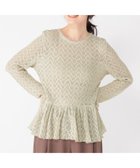 【スタディオ クリップ/studio CLIP】のレースギャザー切り替えロングスリーブプルオーバー 人気、トレンドファッション・服の通販 founy(ファニー) ファッション Fashion レディースファッション Fashion for Women トップス・カットソー Cut & Sew Tops カジュアルプルオーバー・ニットトップス Pullovers & Knit Tops / Casual Pullovers おすすめ Recommended / Our Picks インナー Innerwear ギャザー Gathered, Ruffled シンプル Simple, Minimal ストレッチ Stretch, Stretchy Fabric デニム Denim, Jeans Material フィット Fit, Slim Fit メッシュ Mesh, Net Fabric レース Lace, Lace Fabric thumbnail セージ75|ID: prp329100004836367 ipo3291000000035228652