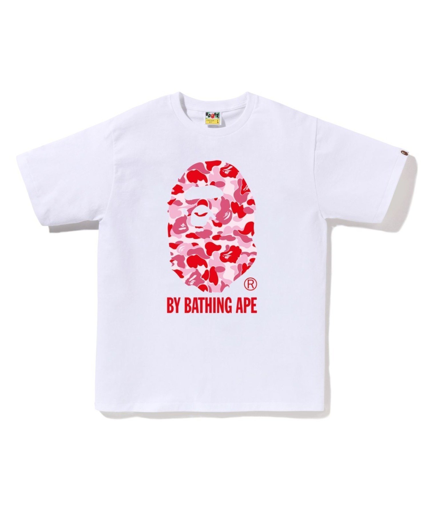 【ア ベイシング エイプ/A BATHING APE】のABC CAMO BY BATHING APE TEE インテリア・キッズ・メンズ・レディースファッション・服の通販 founy(ファニー) 　ファッション　Fashion　レディースファッション　Fashion for Women　インナー　Innerwear　ショート　Short, Short Length　スリーブ　Sleeve, Long Sleeve / Short Sleeve　フロント　Front, Front Design　プリント　Print, Printed Pattern　モチーフ　Motif, Design Theme　ラバー　Rubber, Rubber Sole　WHxPK|ID: prp329100004836484 ipo3291000000035230487