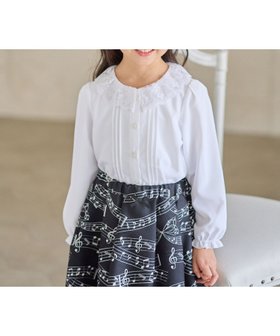 【エニー/ANY / KIDS】の襟レース ブラウス 人気、トレンドファッション・服の通販 founy(ファニー) ファッション Fashion キッズファッション Fashion for Kids インナー Innerwear ガーリー Girly, Feminine Style 人気 Popular, Best Seller 長袖 Long Sleeve, Full Sleeve フォーマル Formal, Dressy レース Lace, Lace Fabric エレガント 上品 Elegant セレモニー Ceremony 入学式 Entrance Ceremony |ID:prp329100004836521