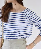 【シップス フォー ウィメン/SHIPS】のquaranciel 洗濯機可能 ラウンドネック ボーダー カットソー 人気、トレンドファッション・服の通販 founy(ファニー) ファッション Fashion レディースファッション Fashion for Women トップス・カットソー Cut & Sew Tops カットソー・ベーシックTシャツ Cut-and-Sewn Tops / Stretch Tees & Basics インナー Innerwear 洗える Machine Washable カットソー Cut and Sewn Top コンパクト Compact, Small Size ジャケット Jacket, Outerwear デニム Denim, Jeans Material ボーダー Border, Stripe ラウンド Round, Round Neck ロング Long, Long-Length おすすめ Recommended / Our Picks 2024年 2024 2024-2025秋冬・A/W Autumn/Winter 2024–25 AW24–25 thumbnail ブルー|ID: prp329100004836608 ipo3291000000035232688