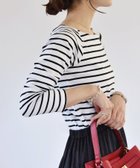 【シップス フォー ウィメン/SHIPS】のquaranciel 洗濯機可能 ラウンドネック ボーダー カットソー 人気、トレンドファッション・服の通販 founy(ファニー) ファッション Fashion レディースファッション Fashion for Women トップス・カットソー Cut & Sew Tops カットソー・ベーシックTシャツ Cut-and-Sewn Tops / Stretch Tees & Basics インナー Innerwear 洗える Machine Washable カットソー Cut and Sewn Top コンパクト Compact, Small Size ジャケット Jacket, Outerwear デニム Denim, Jeans Material ボーダー Border, Stripe ラウンド Round, Round Neck ロング Long, Long-Length おすすめ Recommended / Our Picks 2024年 2024 2024-2025秋冬・A/W Autumn/Winter 2024–25 AW24–25 thumbnail オフホワイト|ID: prp329100004836608 ipo3291000000035232689