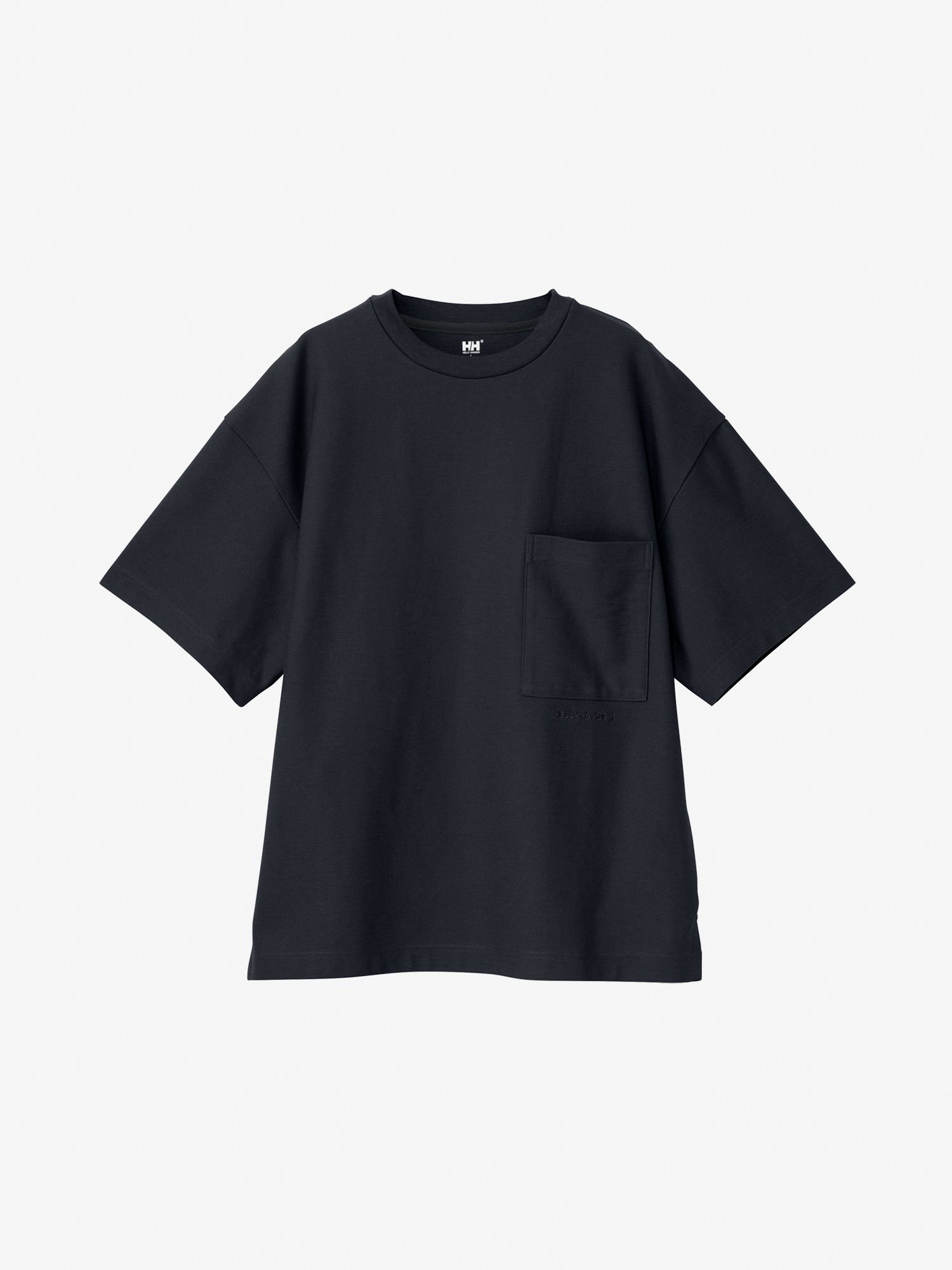 【ヘリーハンセン/HELLY HANSEN】の【公式】ショートスリーブカノコティー(ユニセックス) インテリア・キッズ・メンズ・レディースファッション・服の通販 founy(ファニー) 　ファッション　Fashion　レディースファッション　Fashion for Women　シンプル　Simple, Minimal　ボックス　Boxy, Box Shape　ポケット　Pocket, Pocket Detail　ブラック|ID: prp329100004836615 ipo3291000000035232744