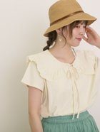 【サマンサモスモス/Samansa Mos2】のセーラー襟Tシャツ 人気、トレンドファッション・服の通販 founy(ファニー) ファッション Fashion レディースファッション Fashion for Women トップス・カットソー Cut & Sew Tops シャツ・ブラウス・オフィスカジュアル Elegant Blouses & Button-Ups ロングTシャツ・Tシャツ Longline T-Shirts & Tees ガーリー Girly, Feminine Style フリル Frill, Ruffle リボン Ribbon, Bow thumbnail キナリ|ID: prp329100004836622 ipo3291000000035232848