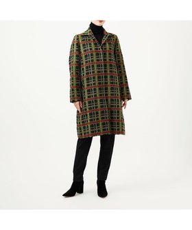 【シビラ/SYBILLA】のロービングチェックコート 人気、トレンドファッション・服の通販 founy(ファニー) ファッション Fashion レディースファッション Fashion for Women アウター Coat / Outerwear Collection コート・ロングコート・ピーコート Long Coats, Peacoats & More イエロー Yellow 春 Spring 秋 Autumn シンプル Simple, Minimal ストレート Straight, Straight Cut スリム Slim, Slim Fit チェック Check, Plaid, Tartan フロント Front, Front Design ロング Long, Long-Length 冬 Winter / This Winter おすすめ Recommended / Our Picks 夏 Summer |ID:prp329100004836623