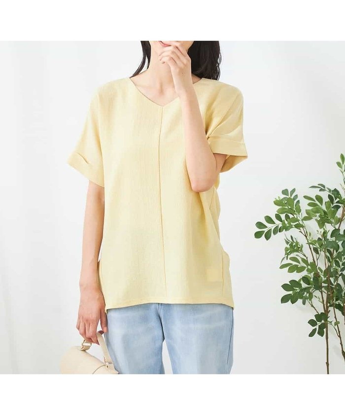 【アー ヴェー ヴェー/a.v.v】のVネックぽこぽこチュニック インテリア・キッズ・メンズ・レディースファッション・服の通販 founy(ファニー) https://founy.com/ ファッション Fashion レディースファッション Fashion for Women トップス・カットソー Cut & Sew Tops Vネックトップス V-Neck Tops / V-Cut Neckline Shirts タイトスカート Pencil Skirt, Tight Skirt チュニック Tunic, Long Top フロント Front, Front Design ボトム Bottoms, Lower Wear 再入荷 Restock / Back in Stock おすすめ Recommended / Our Picks |ID: prp329100004836640 ipo3291000000035233261