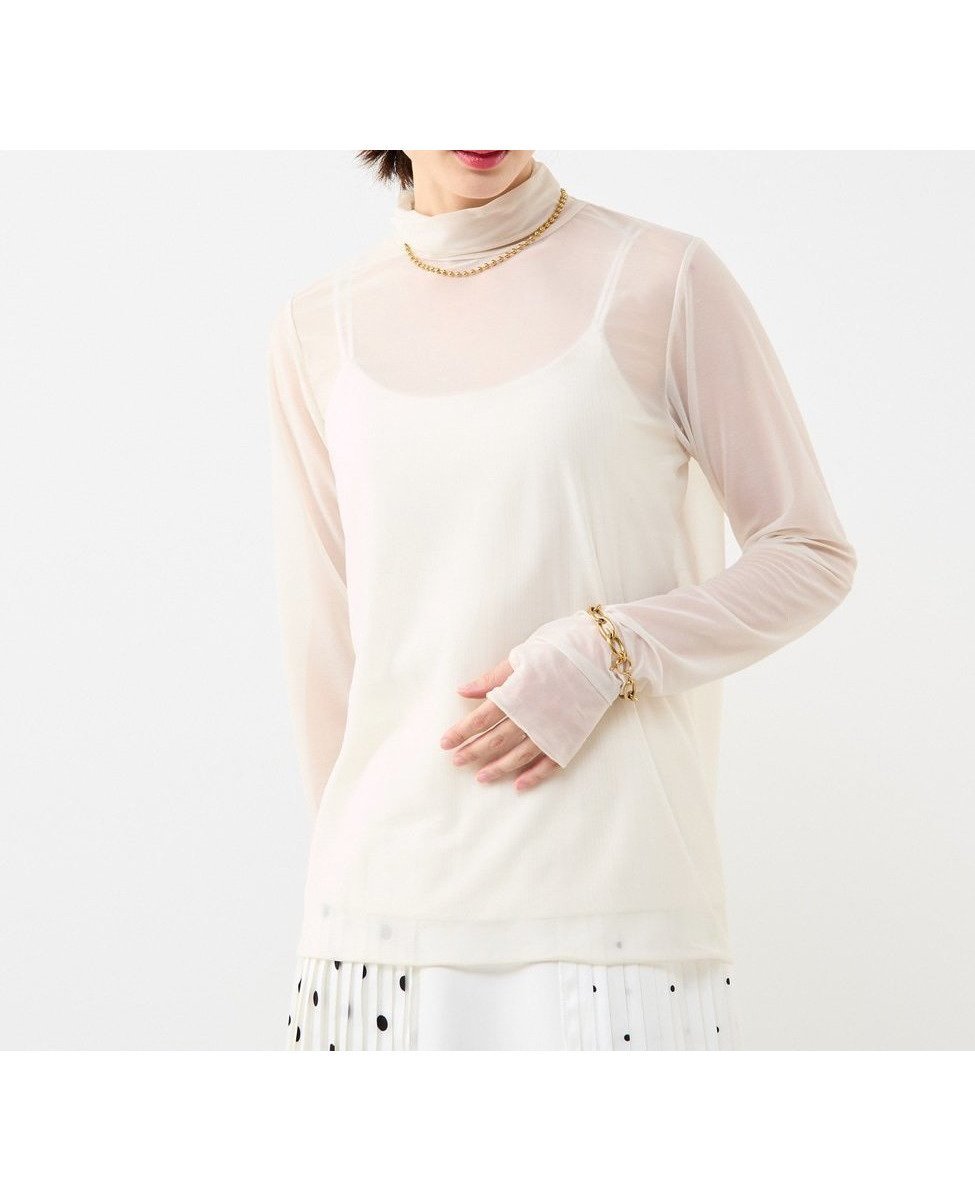 【ソフィット/Soffitto】のシアータートルネックプルオーバー インテリア・キッズ・メンズ・レディースファッション・服の通販 founy(ファニー) 　ファッション　Fashion　レディースファッション　Fashion for Women　トップス・カットソー　Cut & Sew Tops　カジュアルプルオーバー・ニットトップス　Pullovers & Knit Tops / Casual Pullovers　タートルネック・ハイネックトップス　Turtlenecks & High-Neck Tops　ストレッチ　Stretch, Stretchy Fabric　アイボリー|ID: prp329100004836646 ipo3291000000035233351