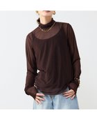 【ソフィット/Soffitto】のシアータートルネックプルオーバー 人気、トレンドファッション・服の通販 founy(ファニー) ファッション Fashion レディースファッション Fashion for Women トップス・カットソー Cut & Sew Tops カジュアルプルオーバー・ニットトップス Pullovers & Knit Tops / Casual Pullovers タートルネック・ハイネックトップス Turtlenecks & High-Neck Tops ストレッチ Stretch, Stretchy Fabric thumbnail ブラウン|ID: prp329100004836646 ipo3291000000035233352