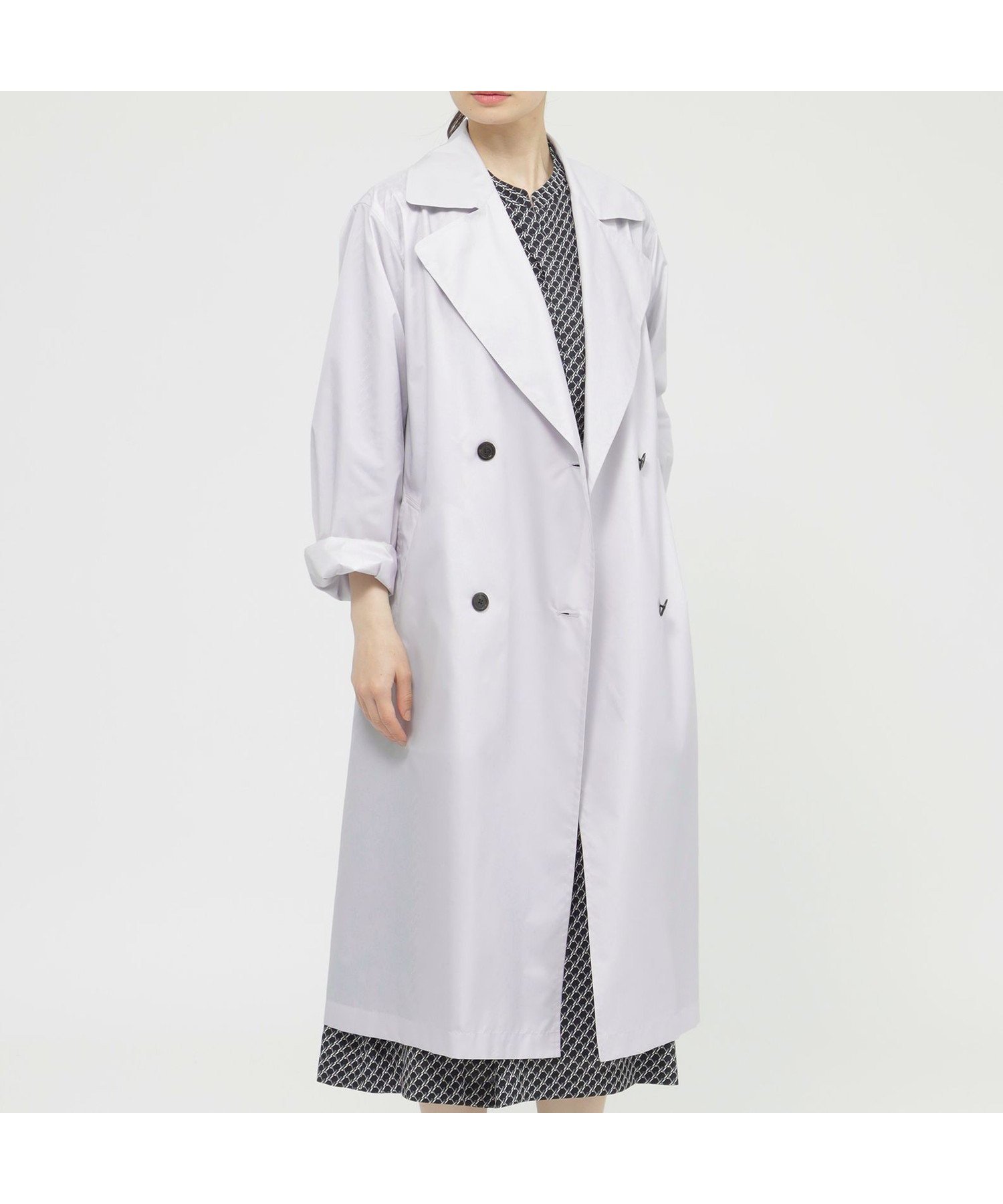 【ポール スチュアート/Paul Stuart】の【WEB・一部店舗限定/ウォッシャブル】アンチポラン コート インテリア・キッズ・メンズ・レディースファッション・服の通販 founy(ファニー) 　ファッション　Fashion　レディースファッション　Fashion for Women　アウター　Coat / Outerwear Collection　コート・ロングコート・ピーコート　Long Coats, Peacoats & More　ウォッシャブル　Machine Washable　春　Spring　タフタ　Taffeta, Structured Fabric　トレンチ　Trench, Trench Coat　ベーシック　Basic, Essential　エレガント 上品　Elegant　ライトグレー|ID: prp329100004836650 ipo3291000000035233396