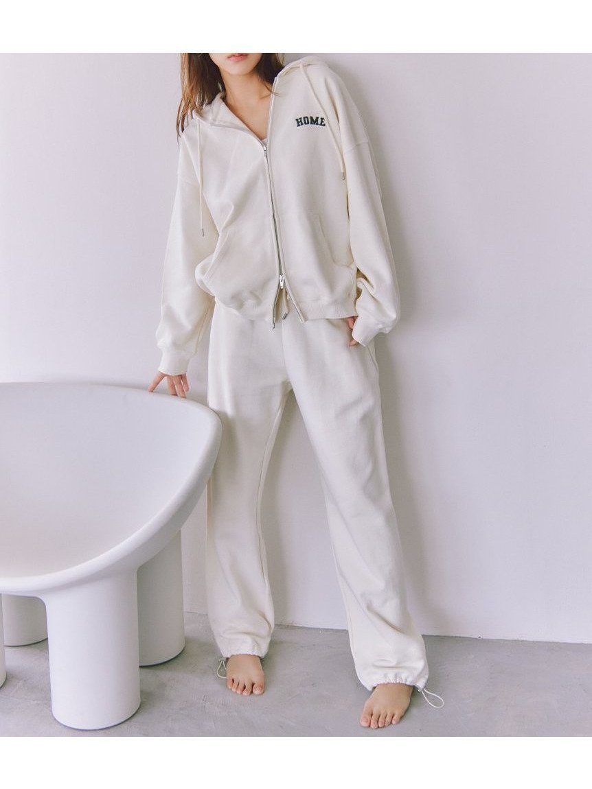 【スナイデル ホーム/SNIDEL HOME】の【SNIDEL HOME × 新木優子】スウェットロングパンツ 人気、トレンドファッション・服の通販 founy(ファニー) 　ファッションモデル・俳優・女優　Models　女性　Women　新木優子　Araki Yuko　ファッション　Fashion　レディースファッション　Fashion for Women　パンツ　Pants & Trousers　コラボ　Collaboration, Collab　コレクション　Collection, Seasonal Line　スウェット / スエット　Sweatshirt, Sweatwear　ストレート　Straight, Straight Cut　スペシャル　Special, Limited Edition　スマート　Smart, Elegant　女優　Actress Style, Celebrity Inspired　ドローコード　Drawcord, Drawstring Cord　パーカー　Hoodie, Parka　フラワー　Flower, Floral　プリント　Print, Printed Pattern　ベーシック　Basic, Essential　ポケット　Pocket, Pocket Detail　モチーフ　Motif, Design Theme　ロング　Long, Long-Length　おすすめ　Recommended / Our Picks　 other-1|ID: prp329100004836660 ipo3291000000035233509