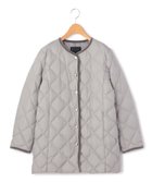 【キース/KEITH】のマイクロタフタコート 人気、トレンドファッション・服の通販 founy(ファニー) ファッション Fashion レディースファッション Fashion for Women アウター Coat / Outerwear Collection コート・ロングコート・ピーコート Long Coats, Peacoats & More エレガント 上品 Elegant シルバー Silver, Metallic Silver シンプル Simple, Minimal タフタ Taffeta, Structured Fabric thumbnail グレー|ID: prp329100004836697 ipo3291000000035234187