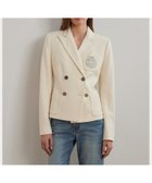 【ラルフローレン/RALPH LAUREN】のブリオン ダブルブレステッド ジャカード ブレザー 人気、トレンドファッション・服の通販 founy(ファニー) ファッション Fashion レディースファッション Fashion for Women カフス Cuff Design ショルダー Shoulder, Shoulder Strap ジャカード／ジャガード Jacquard, Woven Pattern ストレッチ Stretch, Stretchy Fabric ストレート Straight, Straight Cut ダブル Double, Double-Breasted テーラード Tailored, Tailored Fit 長袖 Long Sleeve, Full Sleeve パッチ Patch, Appliqué フィット Fit, Slim Fit フロント Front, Front Design ポケット Pocket, Pocket Detail メタル Metal, Metal Parts エレガント 上品 Elegant thumbnail 101ナチュラル|ID: prp329100004836698 ipo3291000000035234206