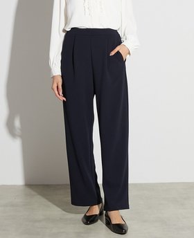 【メルローズ クレール/MELROSE claire】の【noir】カットジョーゼット1タックストレートパンツ(一部WEB限定サイズ)(セットアップ可) 人気、トレンドファッション・服の通販 founy(ファニー) ファッション Fashion レディースファッション Fashion for Women セットアップ Matching Sets レディースパンツ・ボトムス Pants & Trousers / Bottoms ジャケット Jacket, Outerwear ジョーゼット Georgette, Semi-Sheer Fabric ストレート Straight, Straight Cut セットアップ Set-Up, Coordinated Outfit ポケット Pocket, Pocket Detail エレガント 上品 Elegant |ID:prp329100004836701