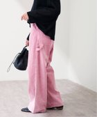 【フレームワーク/FRAMeWORK】のコーデュロイペインターパンツ 人気、トレンドファッション・服の通販 founy(ファニー) ファッション Fashion レディースファッション Fashion for Women パンツ Pants & Trousers おすすめ Recommended / Our Picks カットソー Cut and Sewn Top コーデュロイ Corduroy, Cord Fabric シンプル Simple, Minimal ポケット Pocket, Pocket Detail ループ Loop, Loop Knit ヴィンテージ Vintage Style thumbnail ピンク|ID: prp329100004836702 ipo3291000000035234231