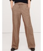 【バナナ リパブリック/BANANA REPUBLIC】のミッドライズ ワイドレッグ フランネル ドローストリングパンツ 人気、トレンドファッション・服の通販 founy(ファニー) ファッション Fashion レディースファッション Fashion for Women パンツ Pants & Trousers ドローストリング Drawstring, Pull Cord ハイライズ High Rise, High Waist フロント Front, Front Design ポケット Pocket, Pocket Detail thumbnail BROWN HERRINGBONE|ID: prp329100004836719 ipo3291000000035234451