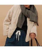 【エルーラ/Elura】のリバーシブルファージャケット/491545 ベージュ2|ID: prp329100004836721 ipo3291000000035234481