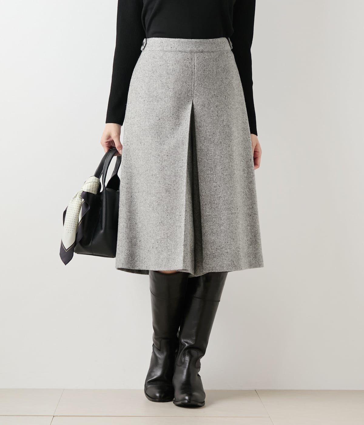 【ニューヨーカー/NEWYORKER】のブロークンヘリンボーンツィード キュロットパンツ 人気、トレンドファッション・服の通販 founy(ファニー) 　ファッション　Fashion　レディースファッション　Fashion for Women　スカート　Skirts　キュロット　Culottes, Wide Shorts　クール　Cool, Chic　ストレッチ　Stretch, Stretchy Fabric　セットアップ　Set-Up, Coordinated Outfit　タイツ　Tights, Legwear　ツイード／ツィード　Choker, Choker Necklace　ネップ　Nepp, Slub Yarn　ブルゾン　Blouson, Bomber Jacket　ポケット　Pocket, Pocket Detail　A/W・秋冬　Autumn/Winter　エレガント 上品　Elegant　 other-1|ID: prp329100004836726 ipo3291000000035234513