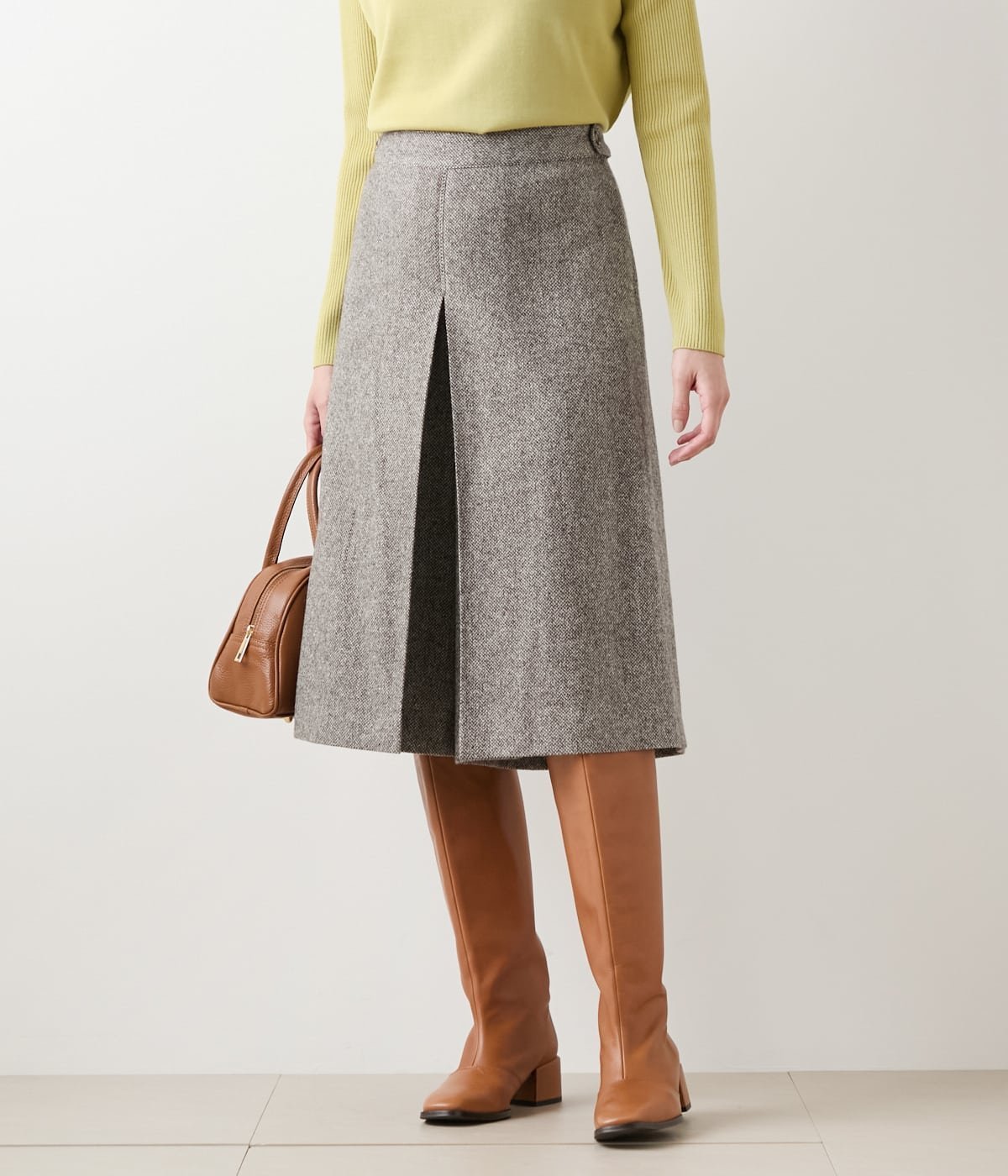 【ニューヨーカー/NEWYORKER】のブロークンヘリンボーンツィード キュロットパンツ インテリア・キッズ・メンズ・レディースファッション・服の通販 founy(ファニー) 　ファッション　Fashion　レディースファッション　Fashion for Women　スカート　Skirts　キュロット　Culottes, Wide Shorts　クール　Cool, Chic　ストレッチ　Stretch, Stretchy Fabric　セットアップ　Set-Up, Coordinated Outfit　タイツ　Tights, Legwear　ツイード／ツィード　Choker, Choker Necklace　ネップ　Nepp, Slub Yarn　ブルゾン　Blouson, Bomber Jacket　ポケット　Pocket, Pocket Detail　A/W・秋冬　Autumn/Winter　エレガント 上品　Elegant　ブラウン|ID: prp329100004836726 ipo3291000000035234515