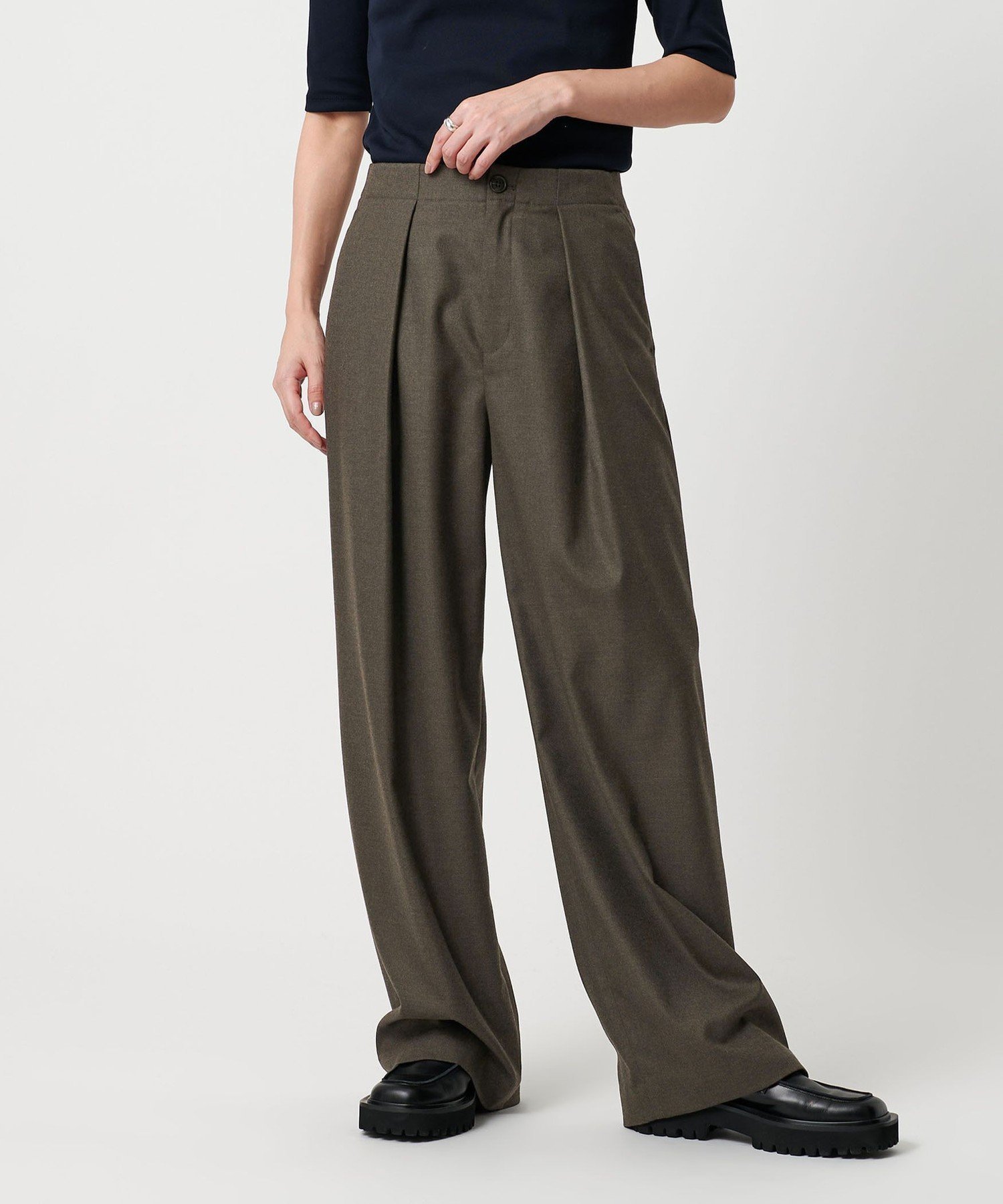 【ユナイテッドアローズ/UNITED ARROWS】のMARW UNITED ARROWS インタック パンツ インテリア・キッズ・メンズ・レディースファッション・服の通販 founy(ファニー) 　ファッション　Fashion　レディースファッション　Fashion for Women　パンツ　Pants & Trousers　カットソー　Cut and Sewn Top　クラシカル　Classical, Vintage-Inspired　シンプル　Simple, Minimal　人気　Popular, Best Seller　おすすめ　Recommended / Our Picks　ビジネス 仕事 通勤　Business / Work / Commuting　MD.BROWN|ID: prp329100004836727 ipo3291000000035234520