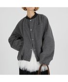 【プランク プロジェクト/PRANK PROJECT】のウールバルーンブルゾン 人気、トレンドファッション・服の通販 founy(ファニー) ファッション Fashion レディースファッション Fashion for Women アウター Coat / Outerwear Collection ブルゾンジャケット・スポーティアウター Blouson Jackets クラシック Classic, Timeless Style ストライプ Stripe, Striped Pattern ツイード Twill, Twill Weave バルーン Balloon, Balloon Silhouette フォルム Silhouette, Form ブルゾン Blouson, Bomber Jacket thumbnail GRY|ID: prp329100004836729 ipo3291000000035234538