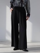 【ラシュッド/LASUD】のタックワイドイージーパンツ 人気、トレンドファッション・服の通販 founy(ファニー) ファッション Fashion レディースファッション Fashion for Women パンツ Pants & Trousers ドレープ Drape, Draping Fabric フロント Front, Front Design ボトム Bottoms, Lower Wear ワイド Wide, Wide Fit おすすめ Recommended / Our Picks エレガント 上品 Elegant thumbnail ブラック|ID: prp329100004836730 ipo3291000000035234543