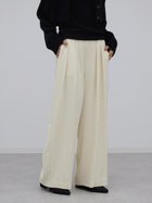 【ラシュッド/LASUD】のタックワイドイージーパンツ 人気、トレンドファッション・服の通販 founy(ファニー) ファッション Fashion レディースファッション Fashion for Women パンツ Pants & Trousers ドレープ Drape, Draping Fabric フロント Front, Front Design ボトム Bottoms, Lower Wear ワイド Wide, Wide Fit おすすめ Recommended / Our Picks エレガント 上品 Elegant thumbnail イエロー|ID: prp329100004836730 ipo3291000000035234545